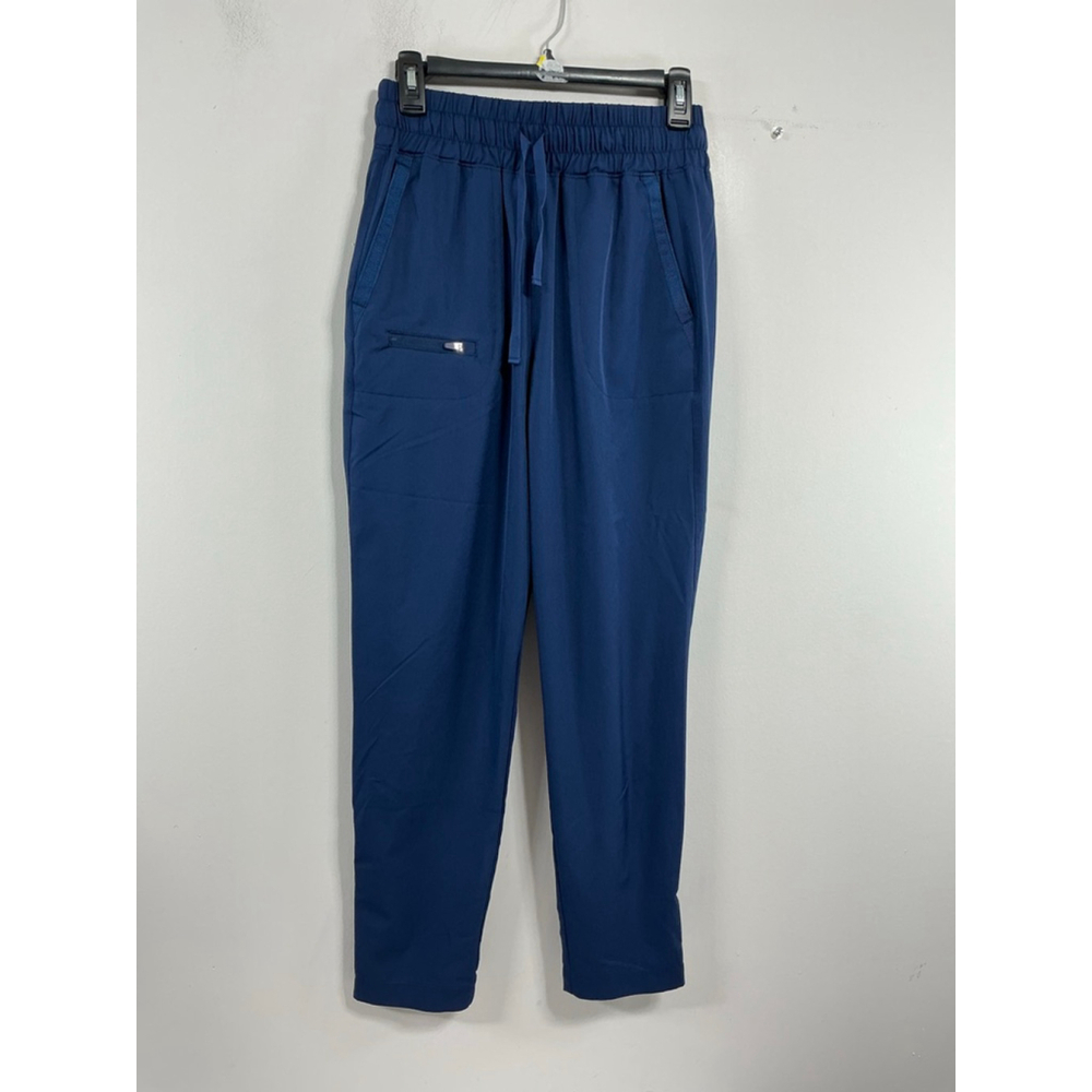 Womans Whisperlite Scruby Scrub Pants Small Blue Pullon Elastic Drawstring Waist